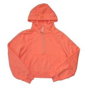 NWT Lululemon Scuba Oversized Half Zip in Coral Kiss Hoodie M/L
